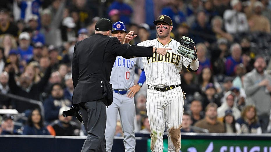 Padres closer Mason Miller loses wild scoreless streak on controversial fair-foul call against Cubs