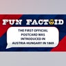 The first official postcard was introduced in Austria-Hungary in 1869