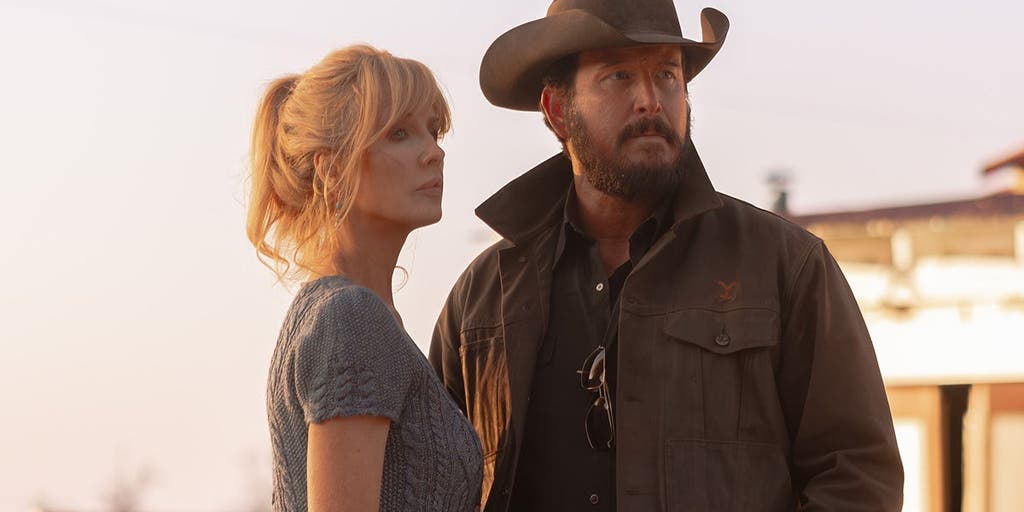 princess polly baby blue dress Beth Dutton From Yellowstone's Voice Is Very Different In Real Life main image 1