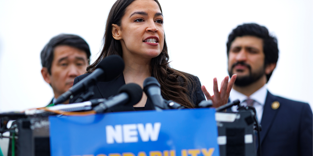 aoc minimum wage press conference
