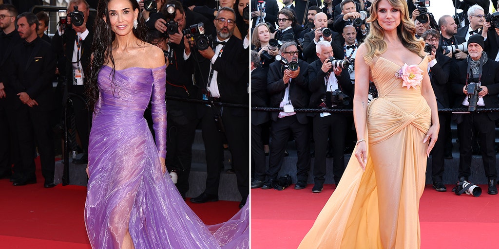 Demi Moore, Heidi Klum bring bombshell glamour to Cannes in head-turning looks Demi Moore, Heidi Klum bring bombshell glamour to Cannes in head-turning looks