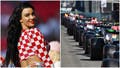 Cameraman gets caught risking it all to film World Cup's 'sexiest fan' in the Formula 1 paddock - Fox News