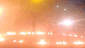 Video captures gasoline, flames and chaos during illegal street takeover - Fox News