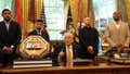 UFC stars visit Oval Office, thank President Trump for transforming the sport with historic White House fight - Fox News