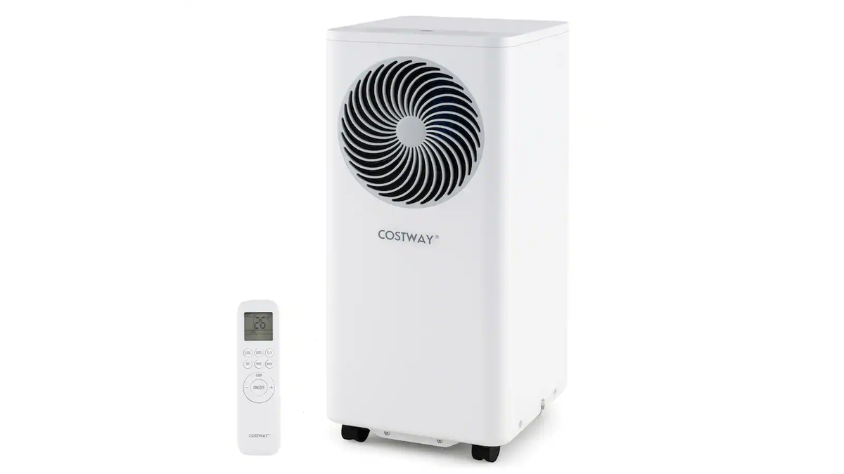 This 3-in-1 unit cools, dehumidifies and circulates air.