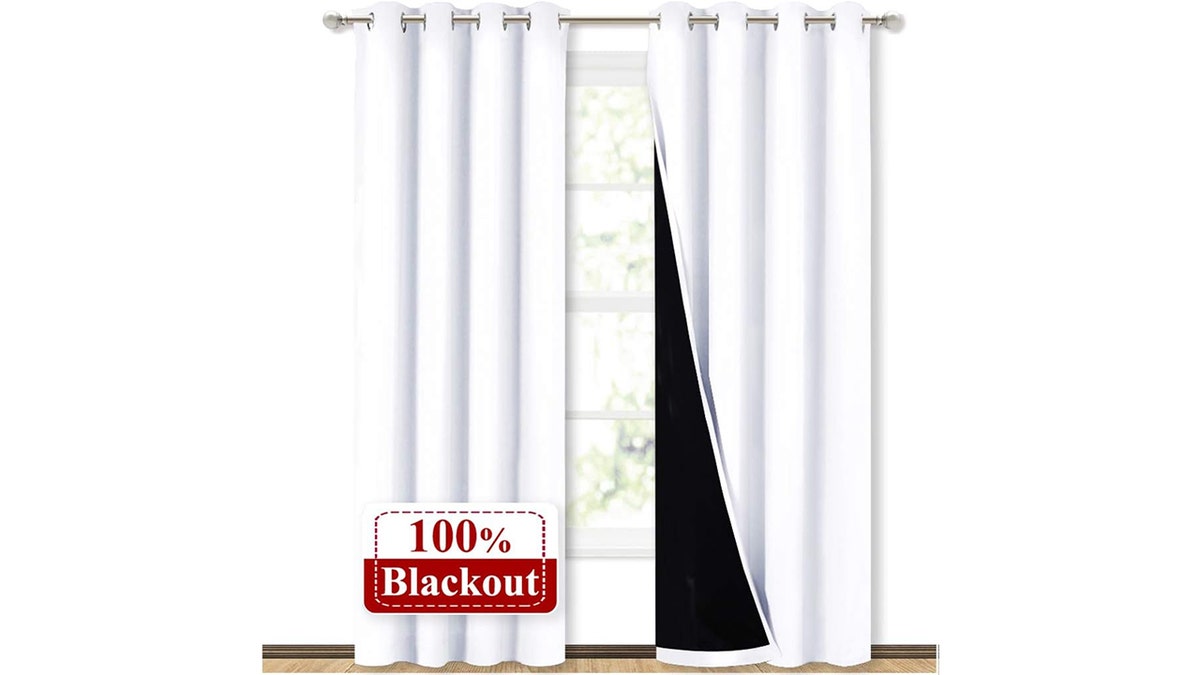 Trap heat, blazing sun or cold air with these blackout curtains.