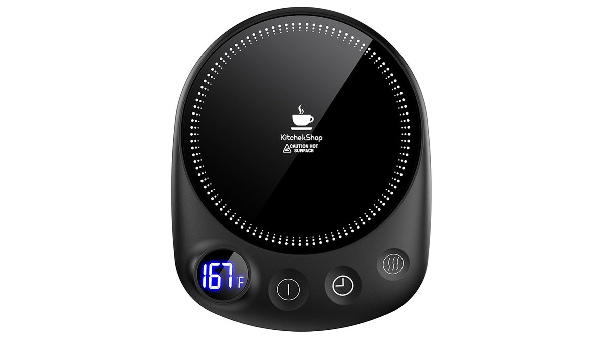 Save him a few trips to the microwave with this mug warmer.