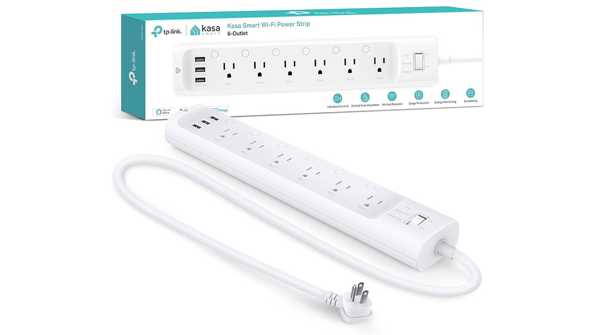 This power strip shows your energy usage.