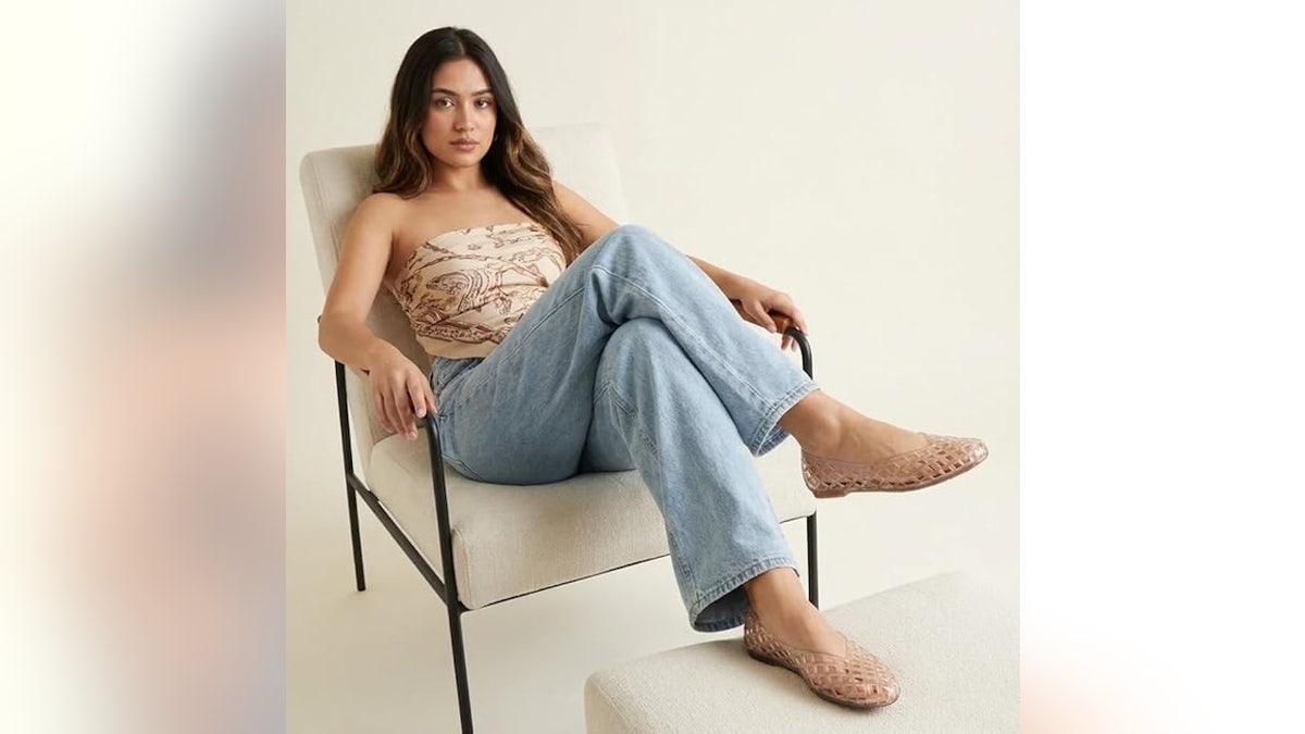 These flats are quick to slip on and go.