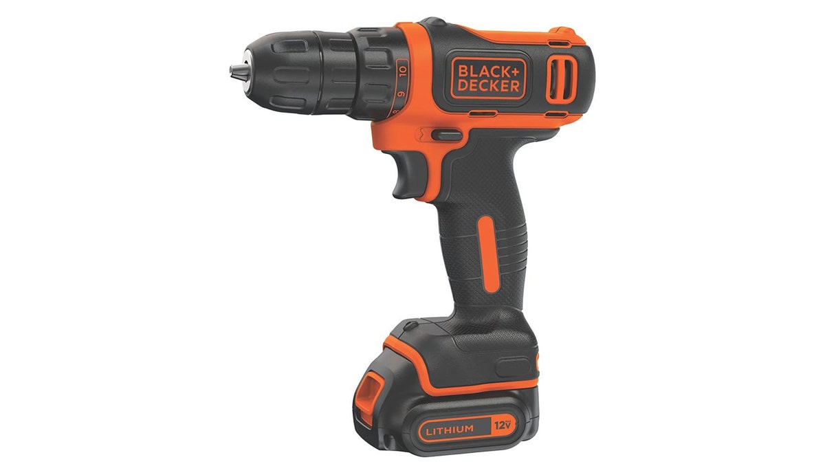 This compact drill has a work light for darker spaces.