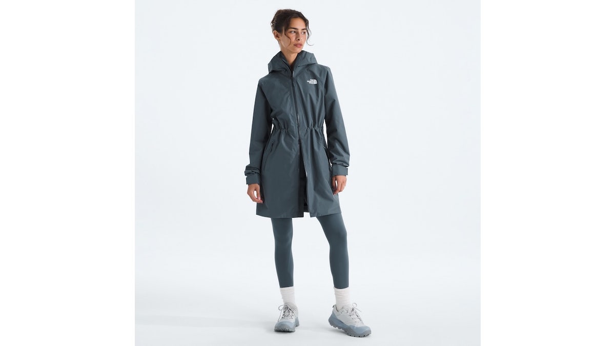 Get this insulated parka for cold and wet conditions.