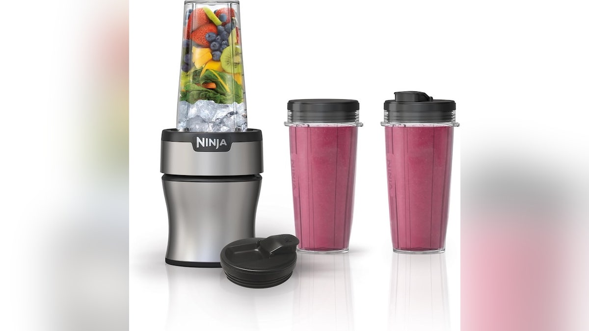 Blend single-serve smoothies and take them with you.