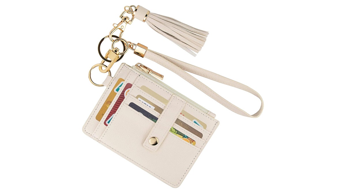 Securely store your cards and IDs in this small wallet.