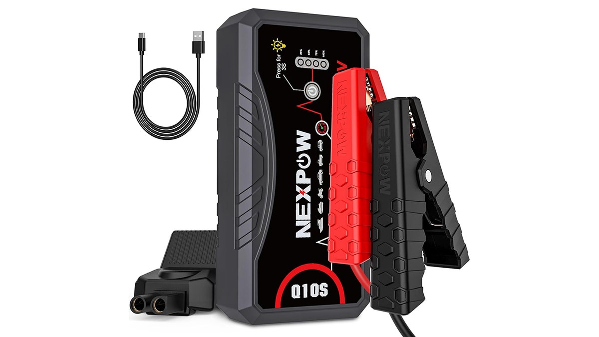 With this jump starter, dad can restart his car, truck, boat or motorcycle.