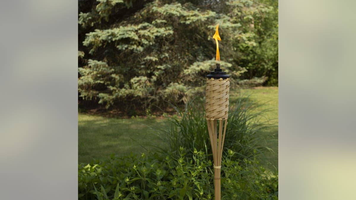 The torches come with easy-pour canisters.