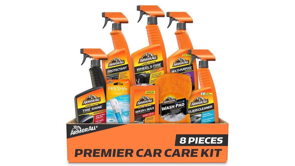 Give your dad a clean car, from the wheels to the interior.