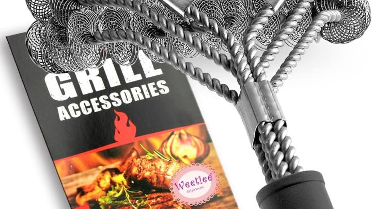 Bristle-free grill brush