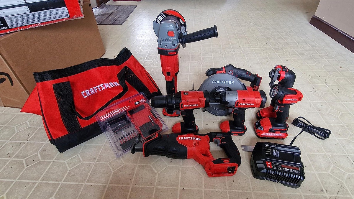Gift multiple durable tools with a Craftsman set.