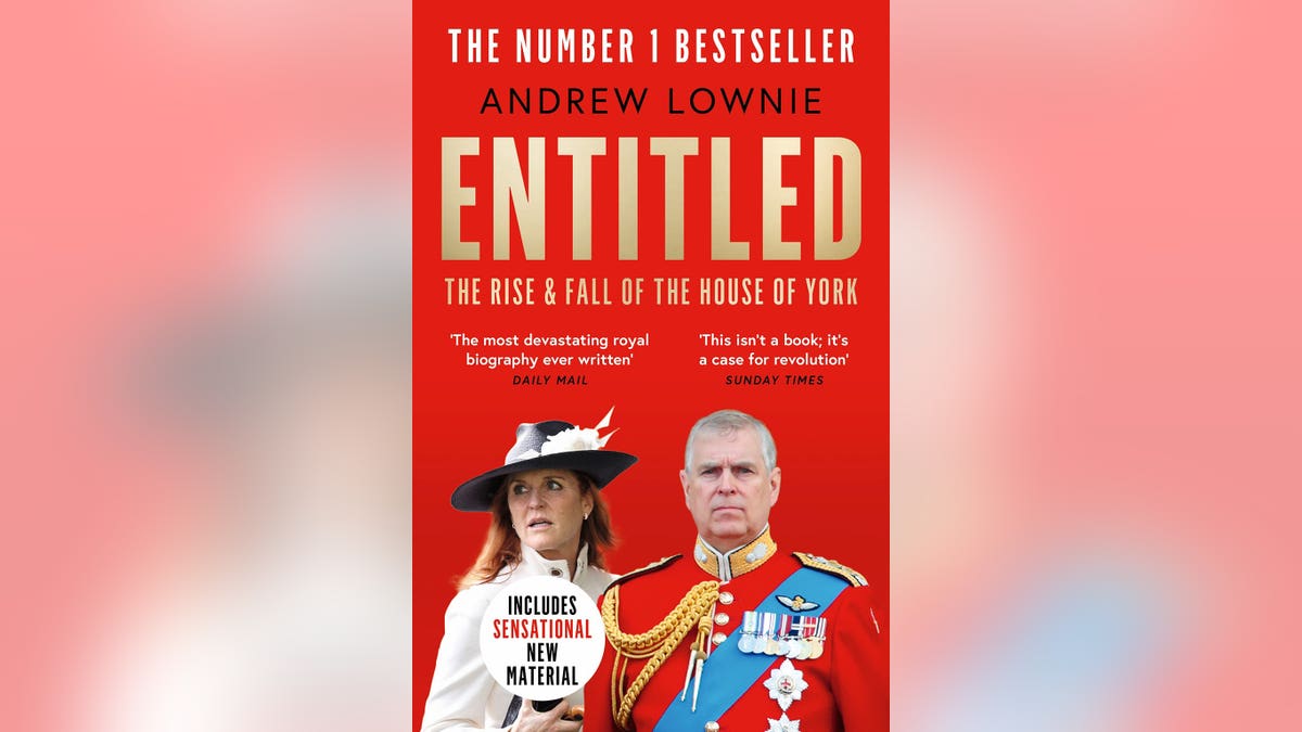 Book cover for "Entitled" by Andrew Lownie.