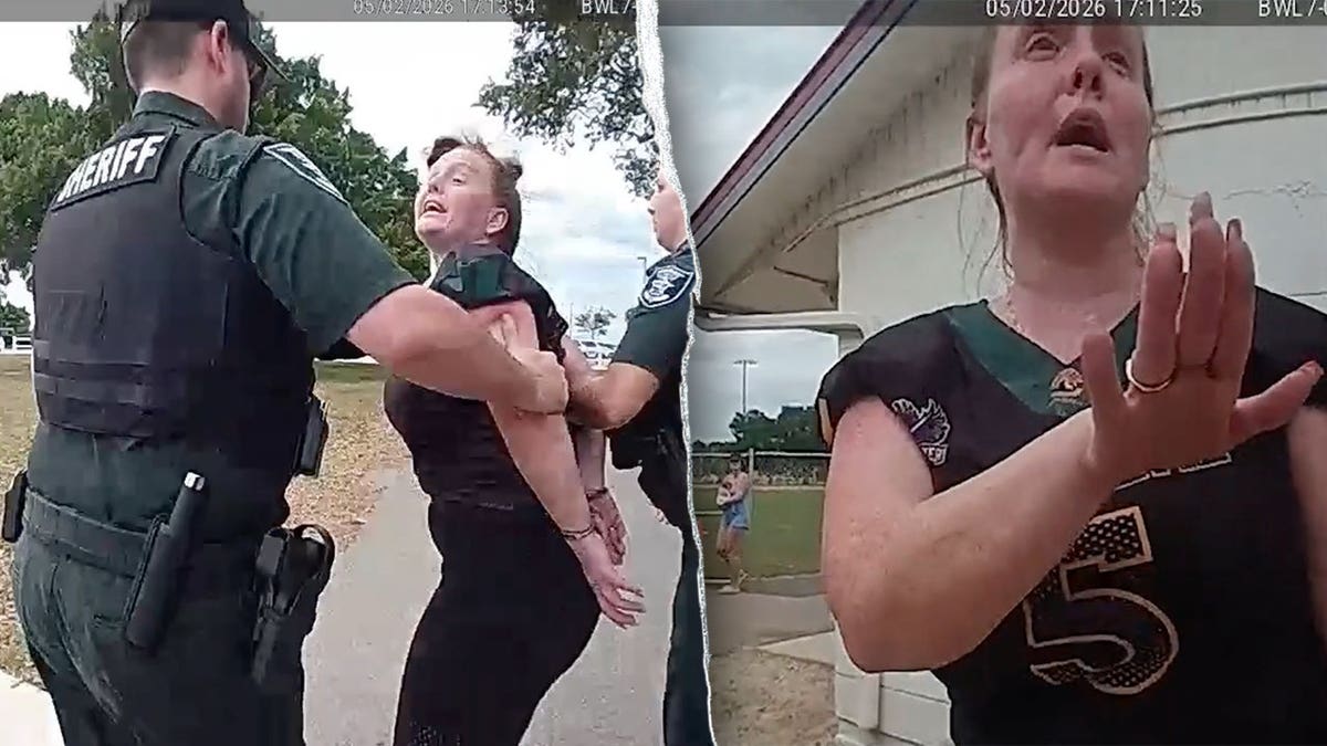 Florida mom arrested for allegedly kicking a child at football game