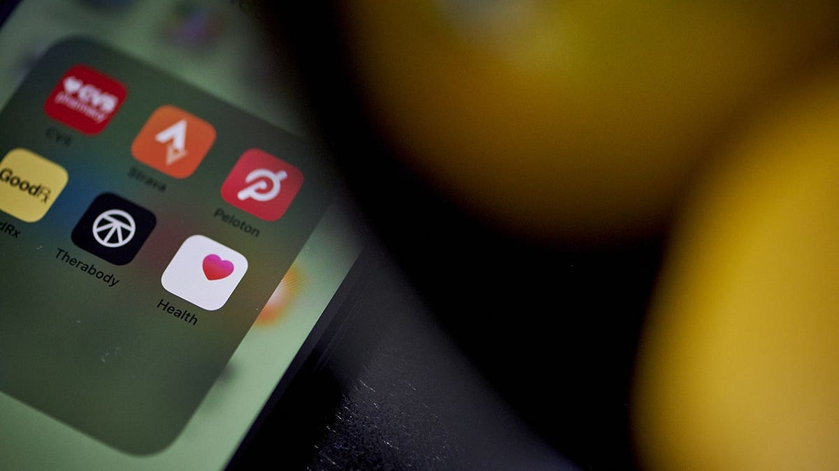 iPhone open to fitness apps.