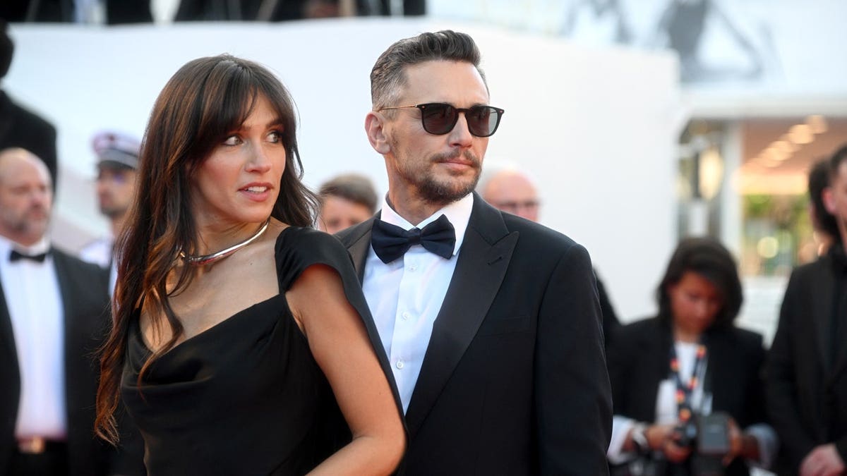 James Franco and his wife at Cannes