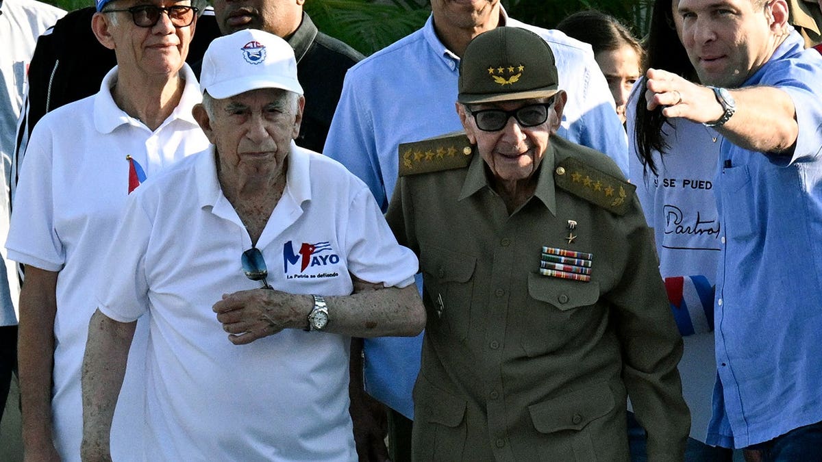 Raul Castro seen in public