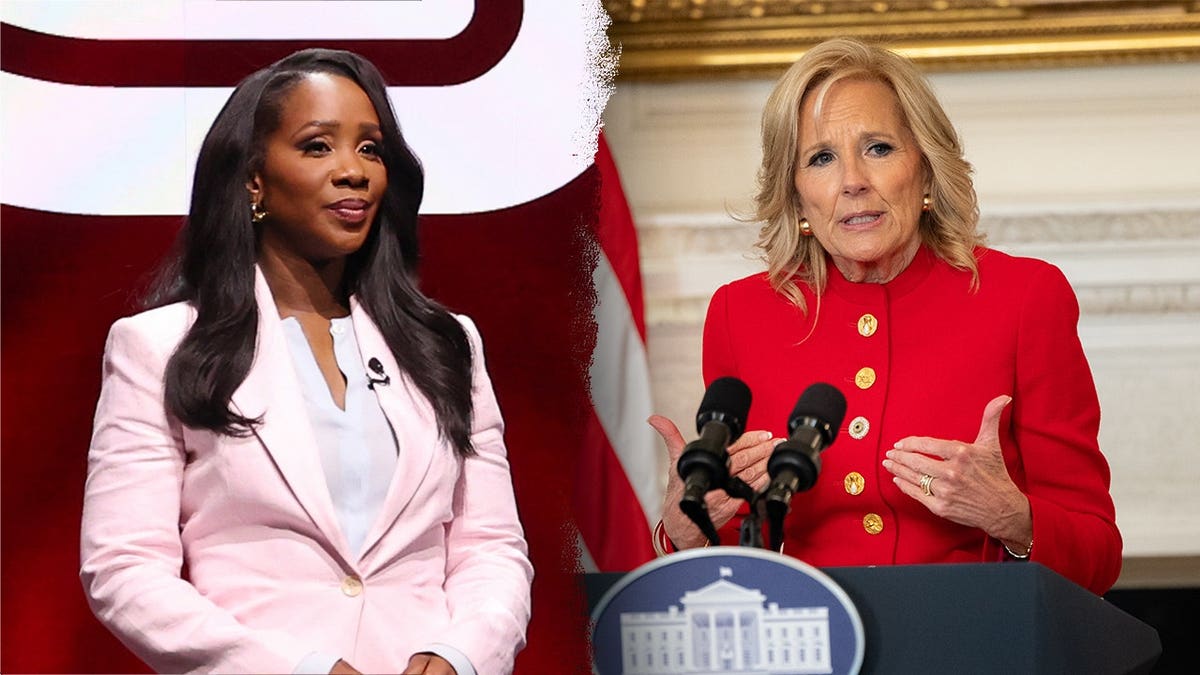 Abby Phillip y Jill Biden
