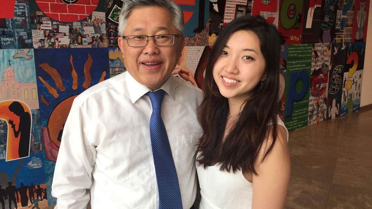 Ezra Jin with his girl  Grace Drexel