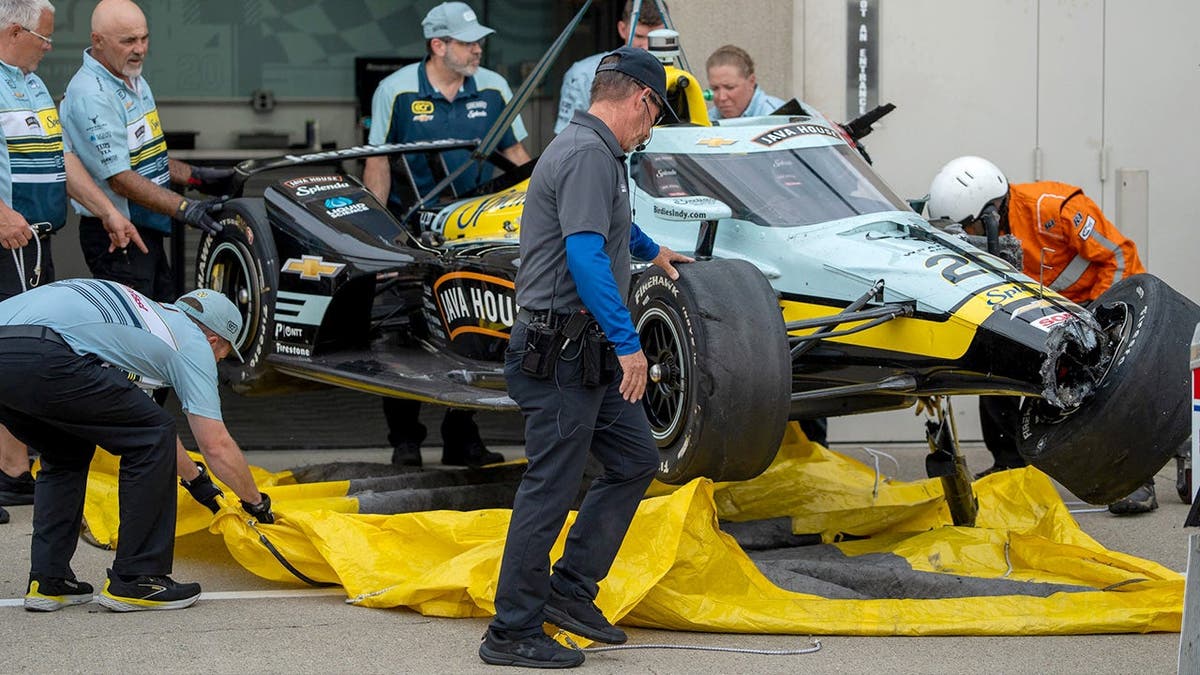 Alexander Rossi's car