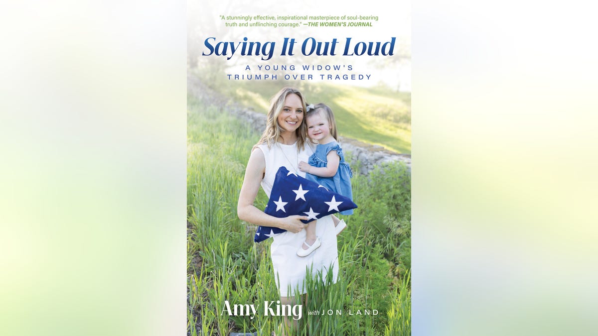 Amy King on the book cover of