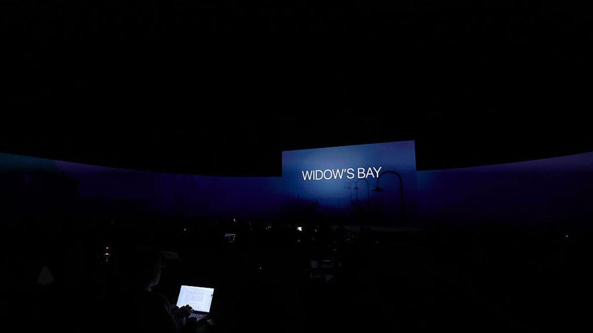 View of Apple's series presentation of Widow's Bay at Barker Hangar in Santa Monica