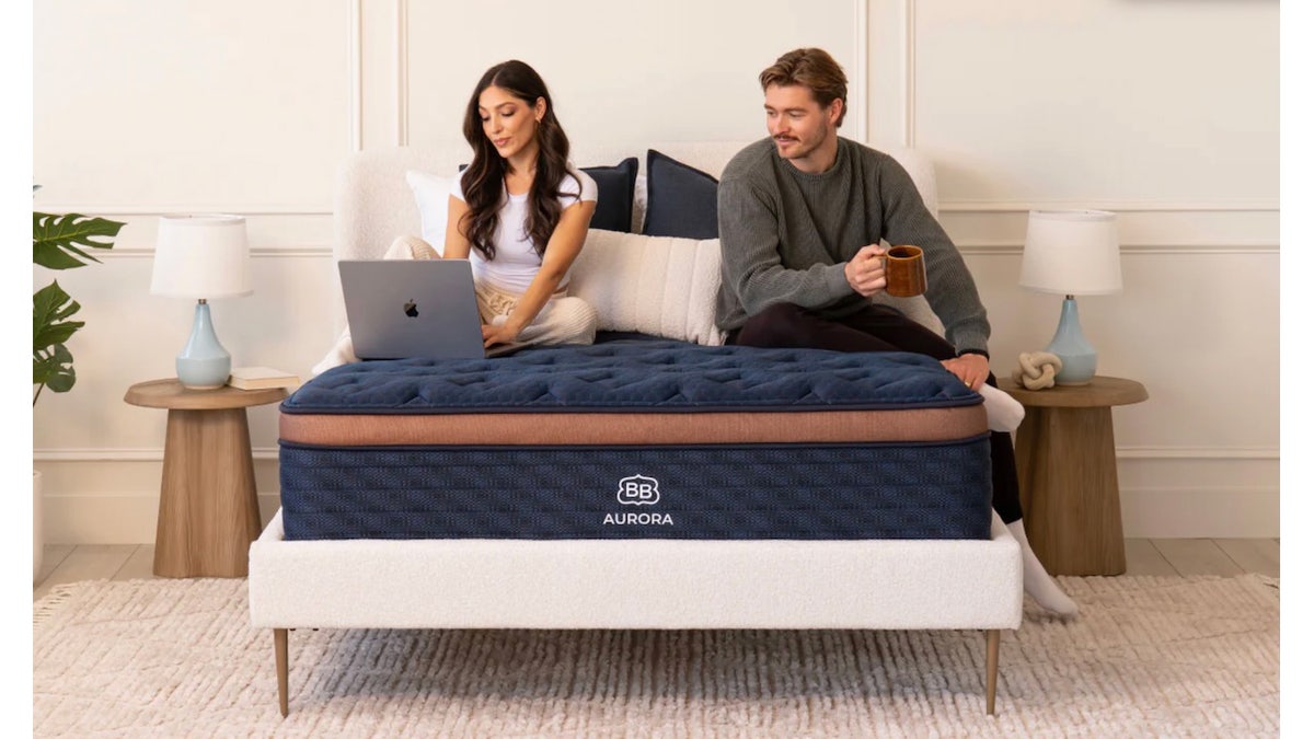 This mattress has cooling layers and hybrid support.