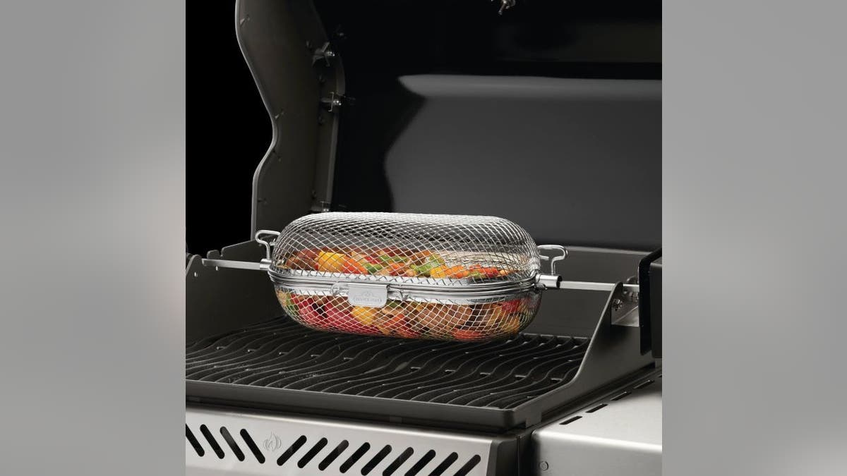 Roast veggies on the grill without the mess.