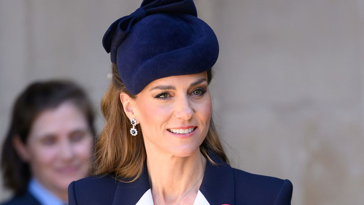 Catherine Princess of Wales departing Westminster Abbey in London