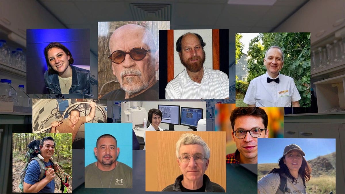 Missing and dead scientists in a collage