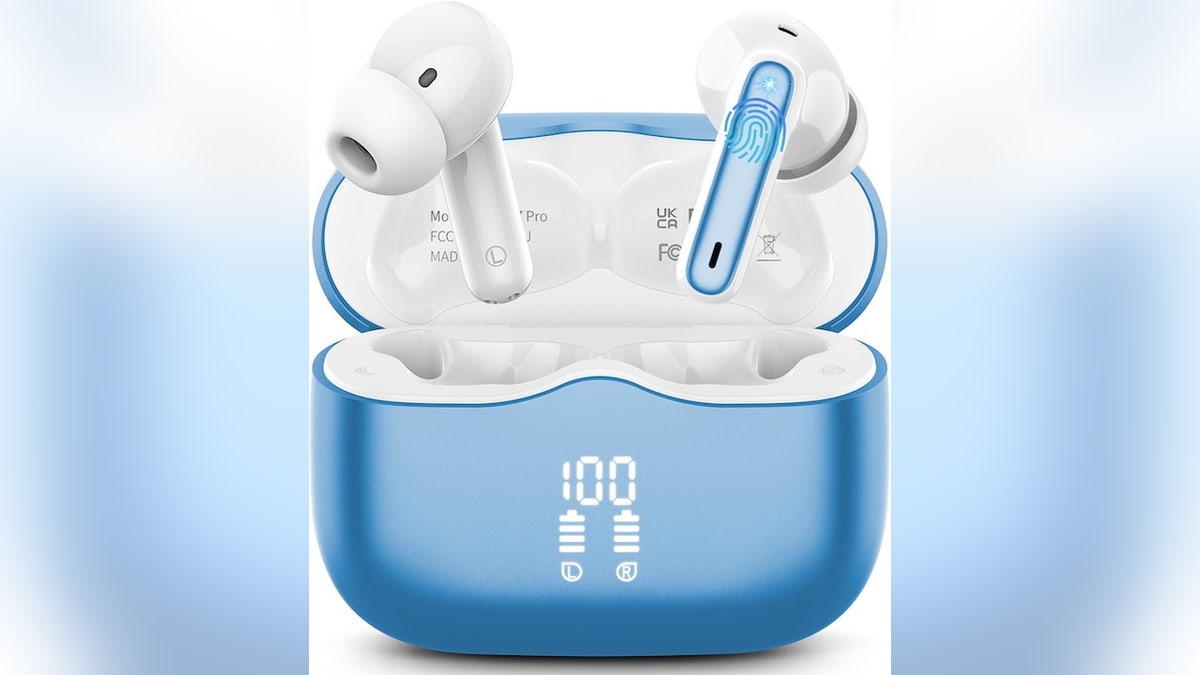 Block out noise and enjoy rich sound with these wireless earbuds.