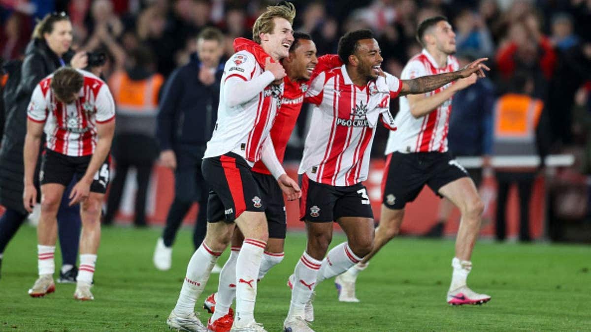 Southampton’s playoff dreams collapsed after a caught-on-camera spying operation triggered a historic English soccer ban. (Getty)