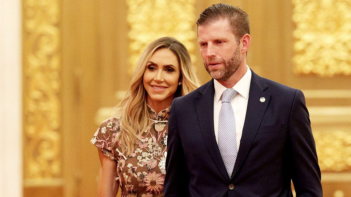 Lara Trump and Eric Trump attend state banquet in Beijing.