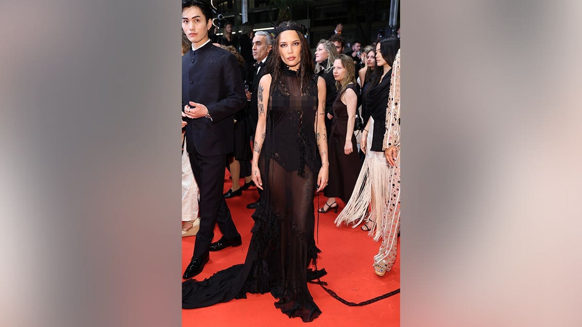 Halsey in a sheer dress at the Cannes Film Festival in France in May 2026.