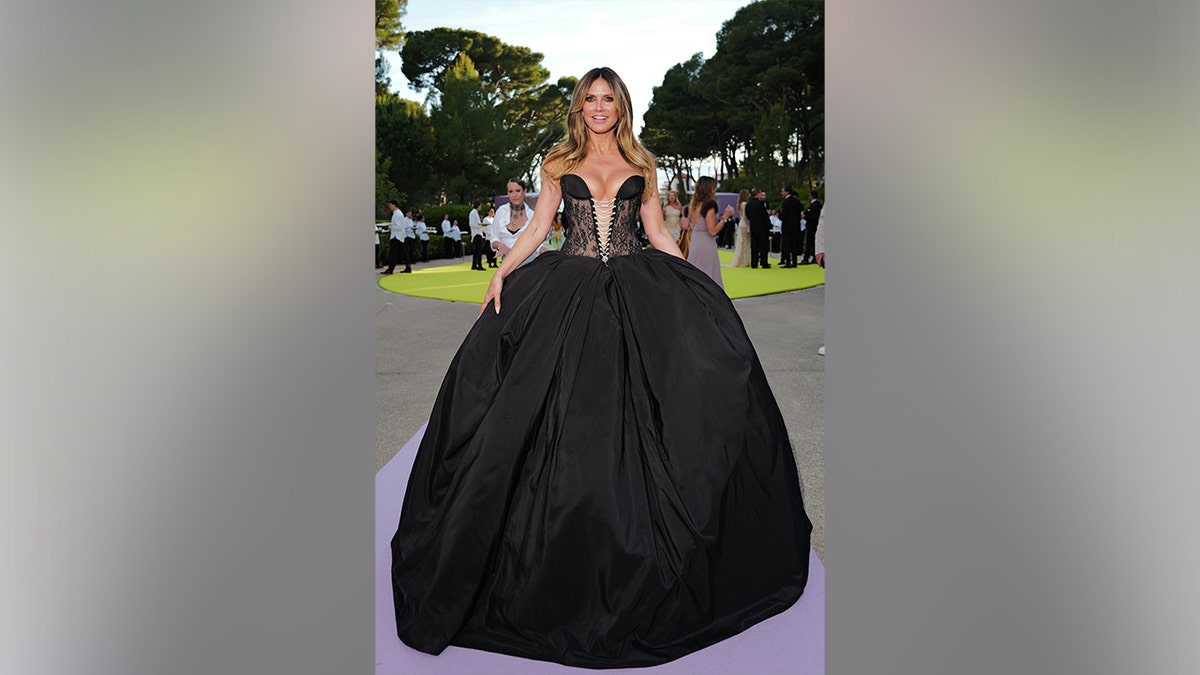 Heidi Klum at the amfAR Gala at the Cannes Film Festival in May 2026.