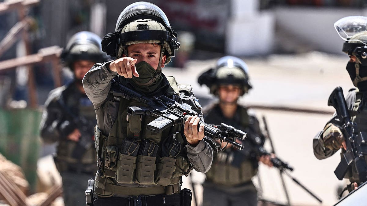A member of the Israeli security forces