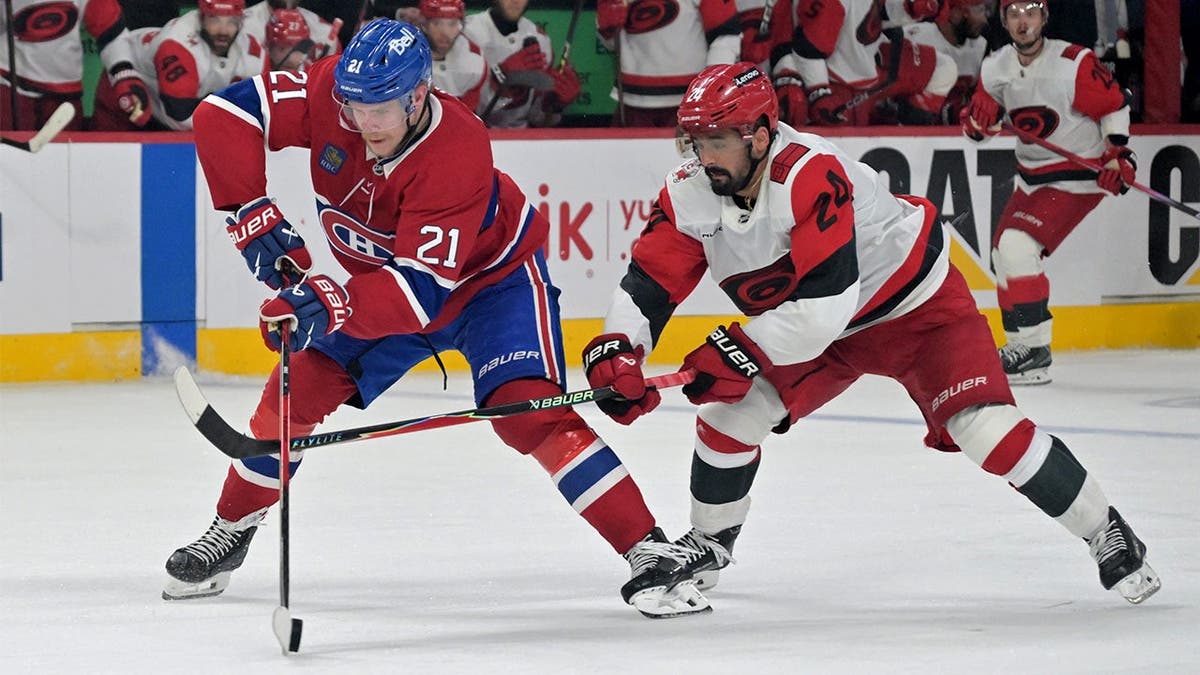 Seth Jarvis battles Kaiden Guhle