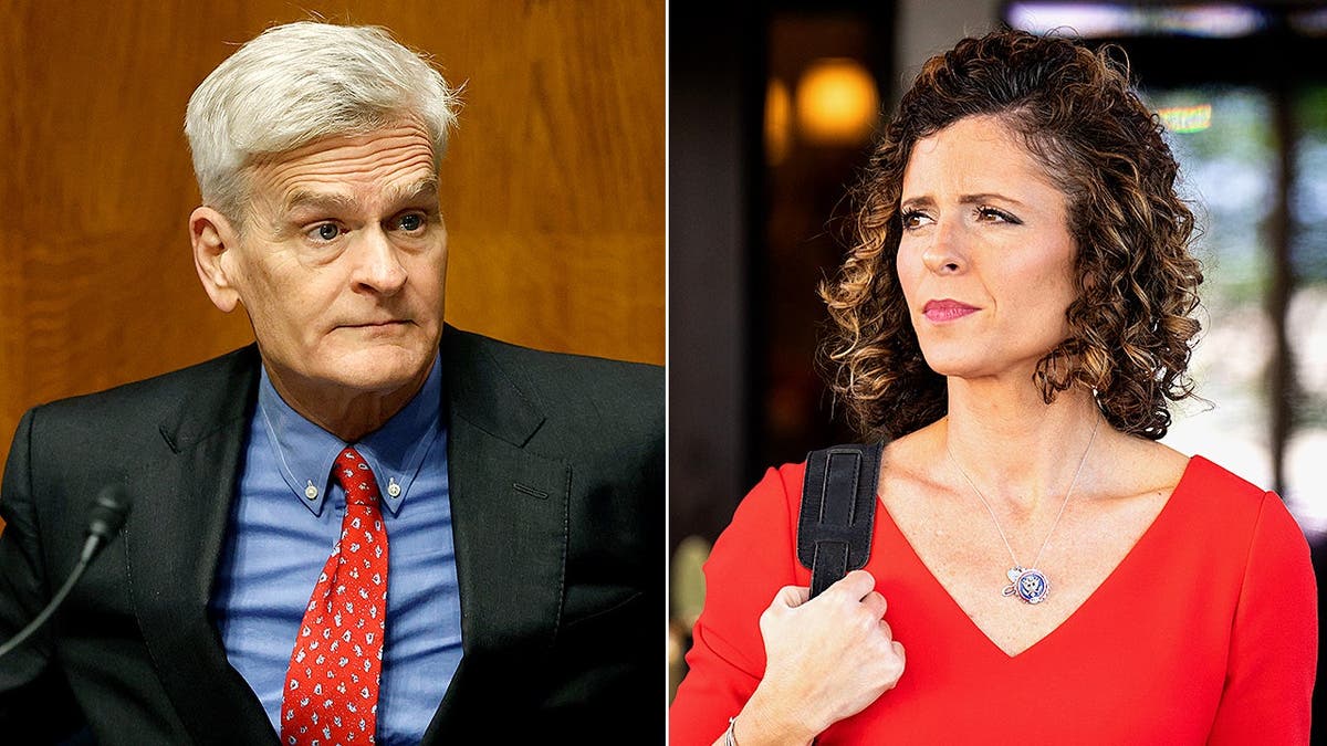 Split image shows Sen. Bill Cassidy and Rep. Julia Letlow.
