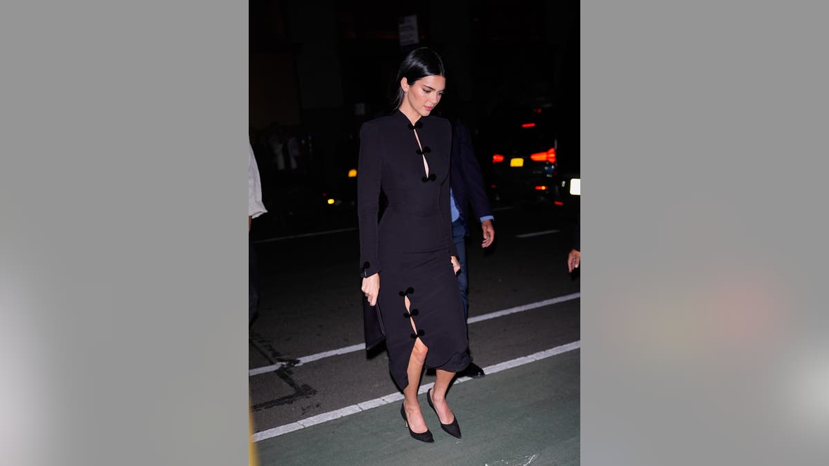 Kendall Jenner na pré-festa do Met Gala de Jeff Bezos e Lauren Sánchez Bezos em Nova York