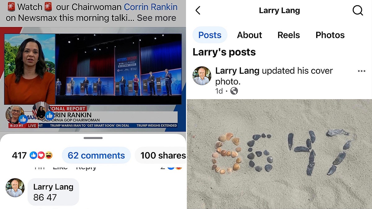 Larry Lang screenshots of '86 47' posts