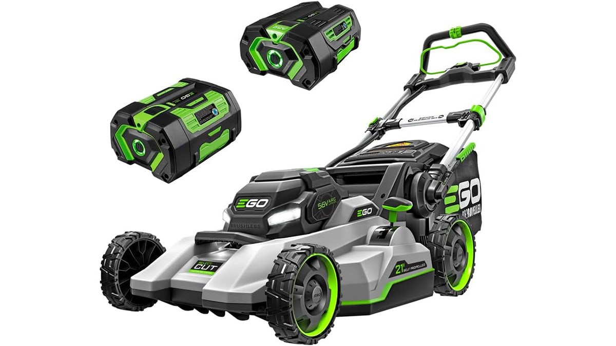 Trade the gas can for a battery pack with this lightweight mower.
