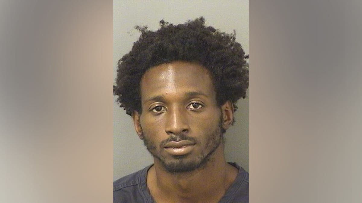 Keo Nottage facing guardant successful a mugshot photo.