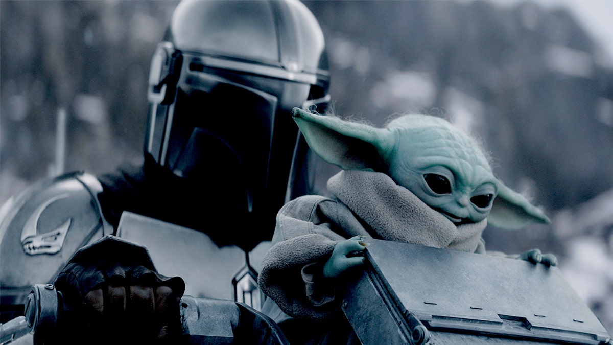 The Mandalorian and Grogu still