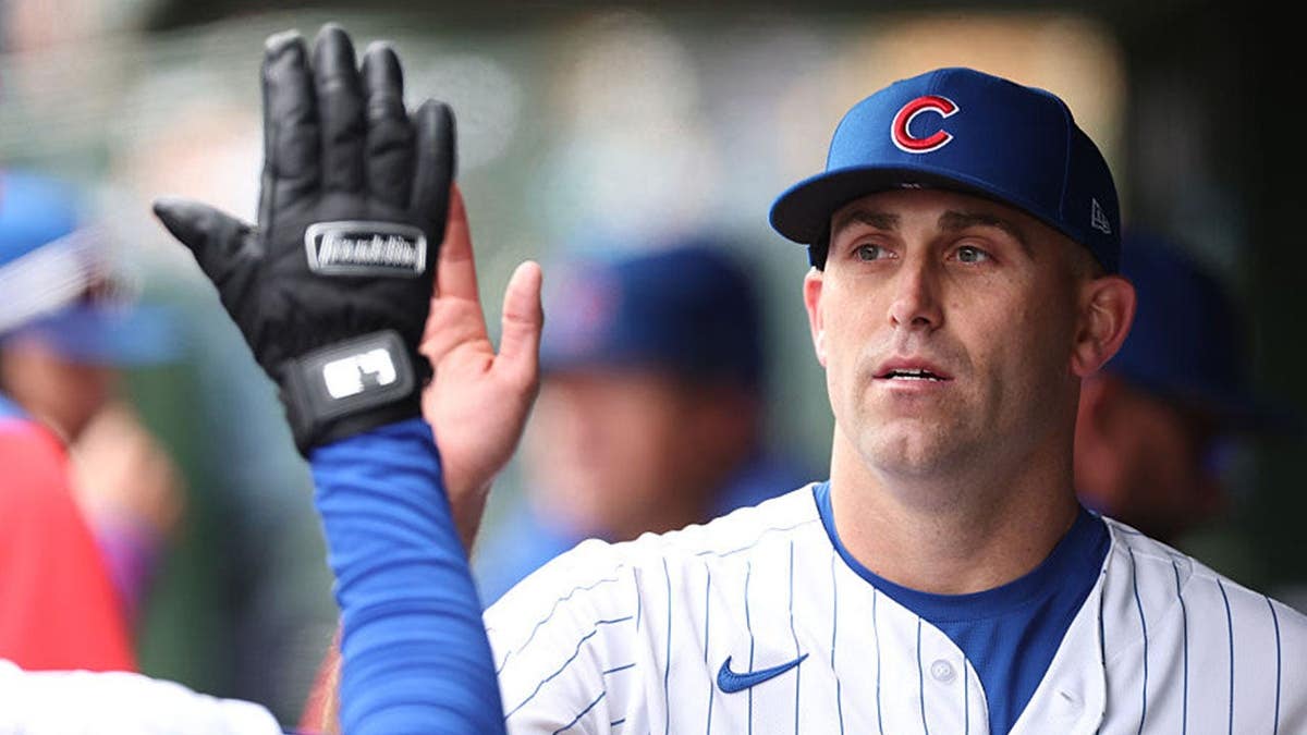 matthew boyd in the cubs dugout